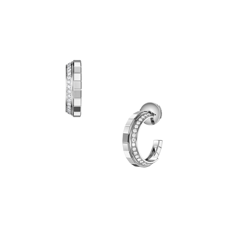 detail Zlaté Náušnice Chopard Ice Cube 837008-1001