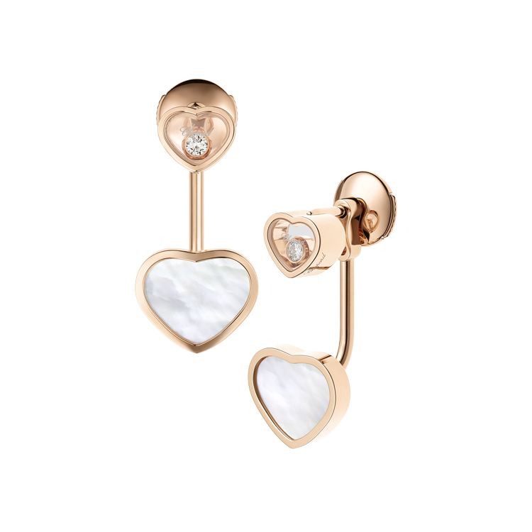 detail Náušnice Chopard Happy Hearts 83A082-5301