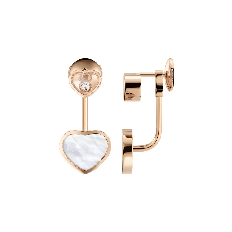 detail Náušnice Chopard Happy Hearts 83A082-5301
