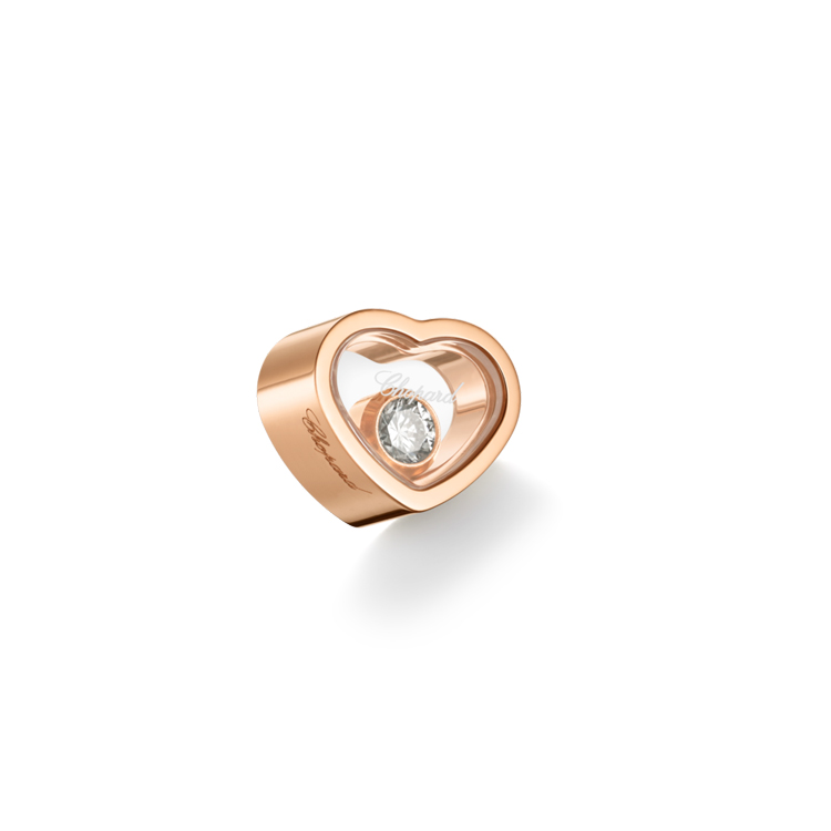 detail Zlaté Náušnice Chopard My Happy Hearts 83A086-5092
