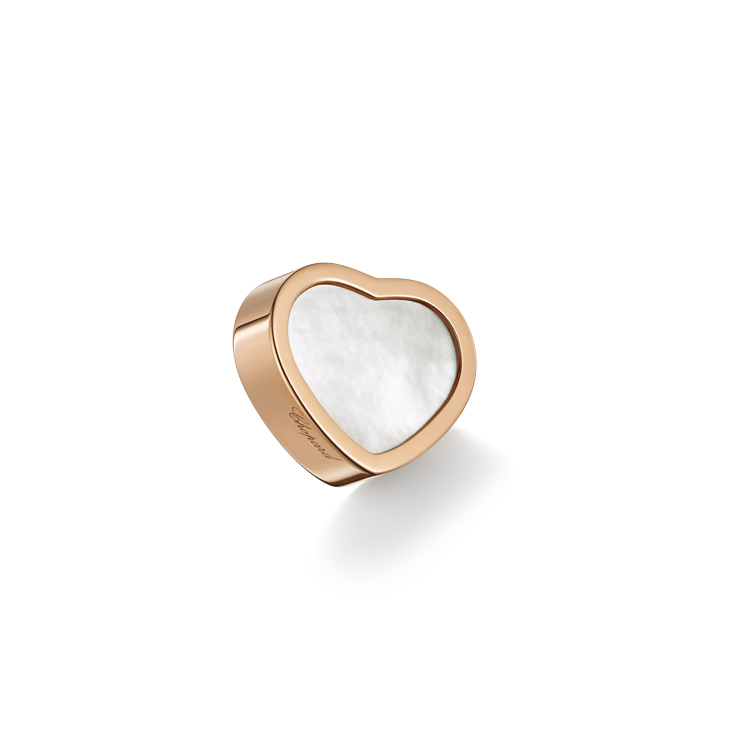 detail Zlaté Náušnice Chopard My Happy Hearts 83A086-5302