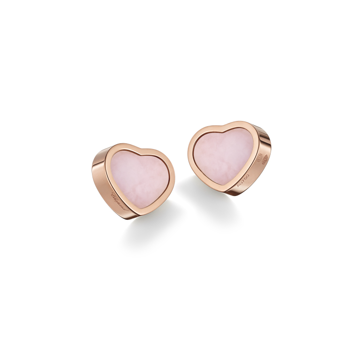 detail Zlaté Náušnice Chopard My Happy Hearts 83A086-5622