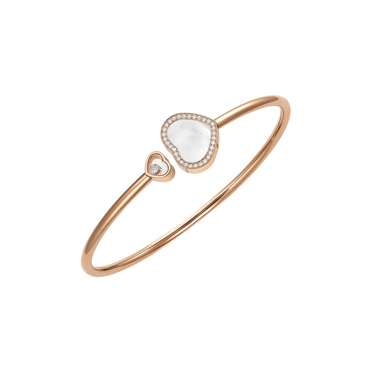 detail Zlatý Náramek Chopard Happy Hearts 85A074-5304