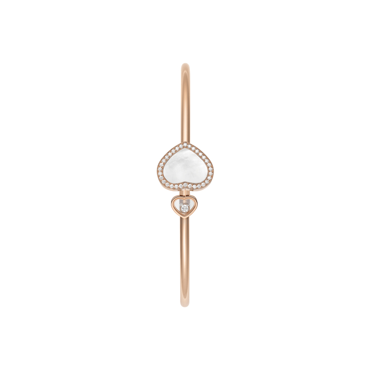 detail Zlatý Náramek Chopard Happy Hearts 85A074-5304