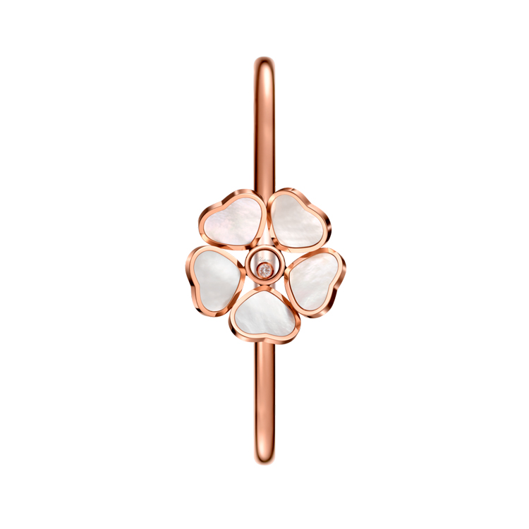 detail Zlatý Náramek Chopard Happy Herats Flowers 85A085-5302