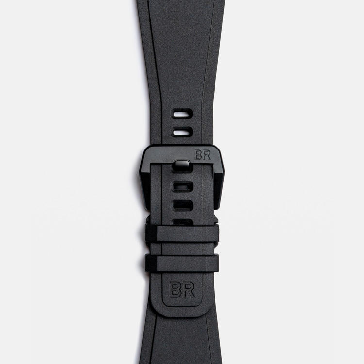 detail Bell & Ross BR 03 Black Matte BR03A-BL-CE/SRB