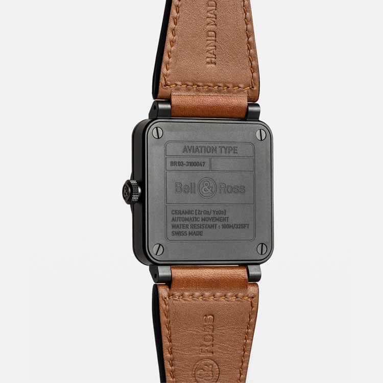 detail Bell & Ross BR-03 Heritage BR03A-HER-CE/SCA