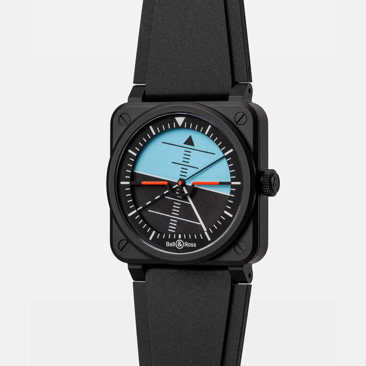 detail Bell & Ross BR-03 Horizon BR03A-HRZ-CE/SRB