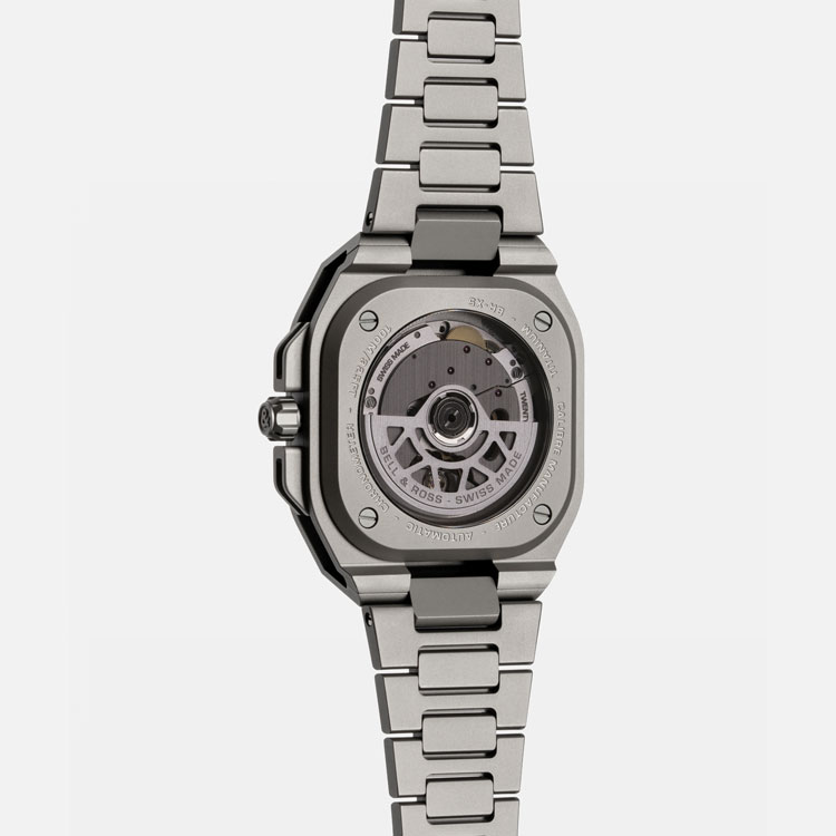 detail Bell & Ross BR-X5 Black Titanium BRX5R-BL-TI/STI