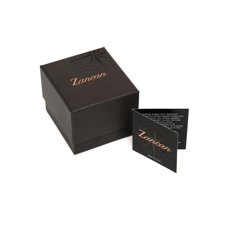 detail Zlatý přívěsek Zancan Balck Magic Soft s diamanty