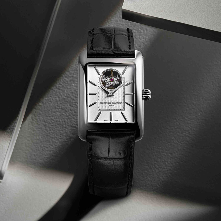 detail Frederique Constant Classics Carree Heart Beat Automatic FC-311S4C6