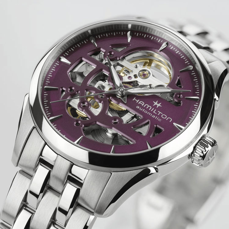 detail Hamilton Jazzmaster Skeleton Lady Auto H32265101