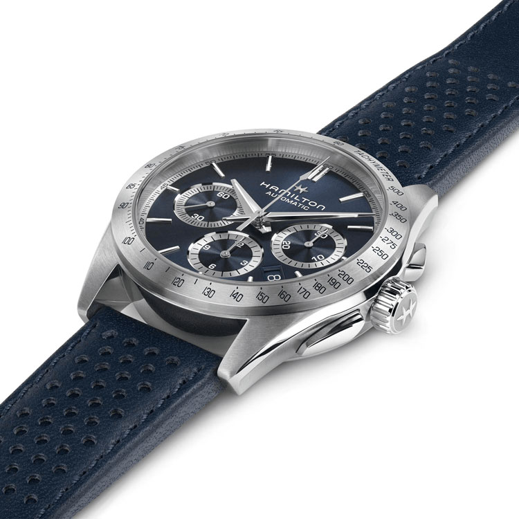 detail Hamilton Jazzmaster Performer Auto Chrono H36616640