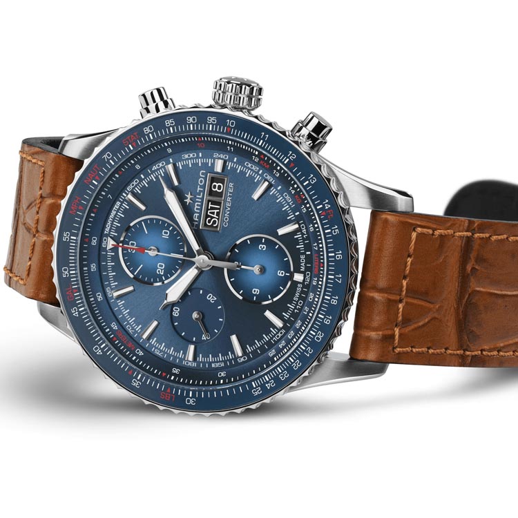 detail Hamilton Khaki Aviation Converter Auto Chrono H76746540