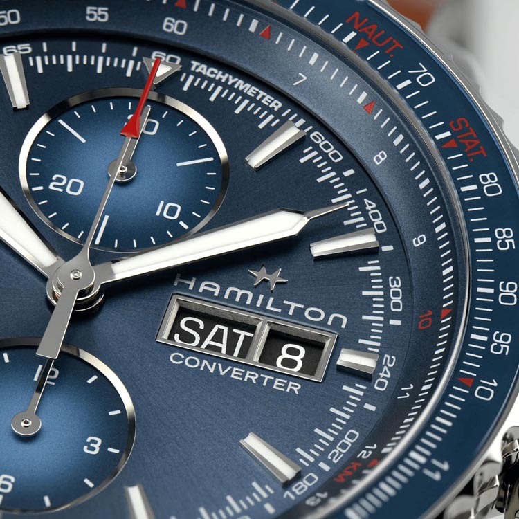 detail Hamilton Khaki Aviation Converter Auto Chrono H76746540