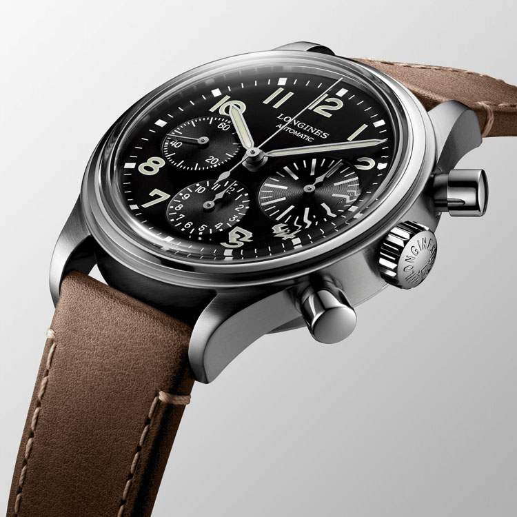 detail Longines Heritage Aviation BigEye L2.816.4.53.2