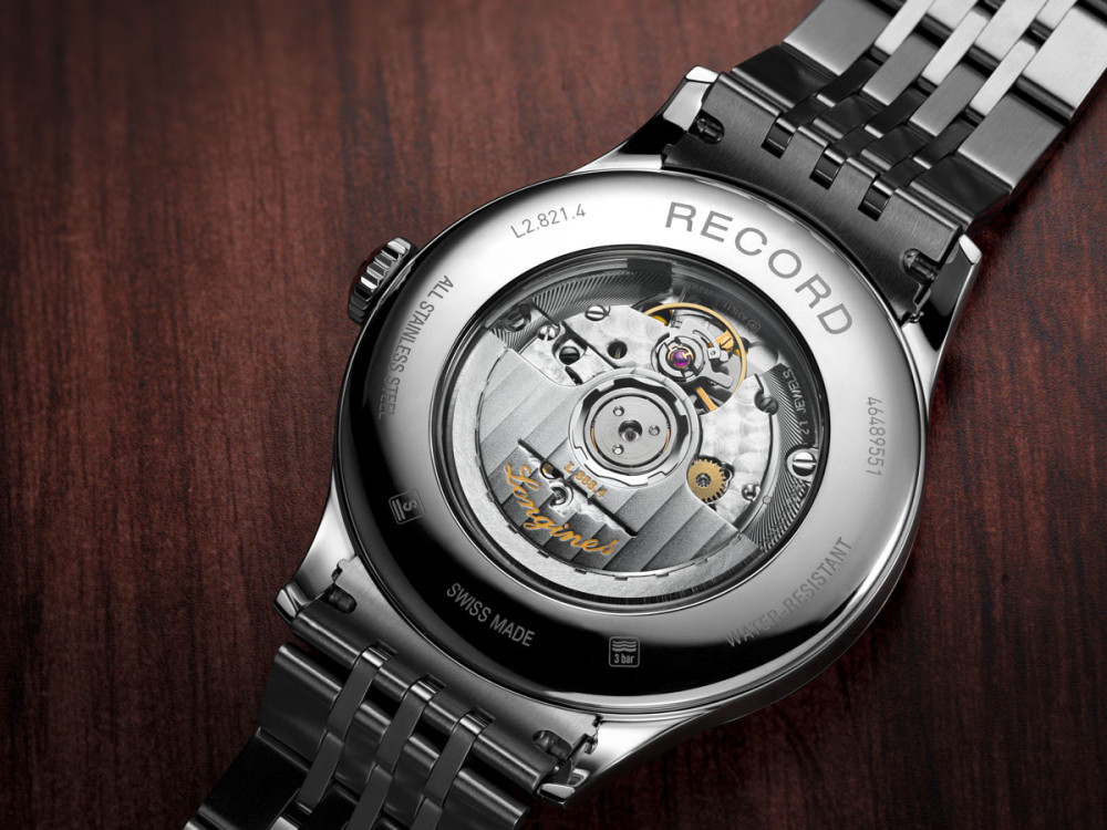 detail Longines Record L2.821.4.11.6