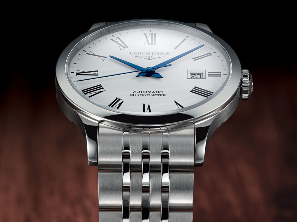 detail Longines Record L2.821.4.11.6