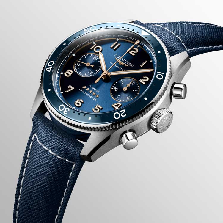 detail Longines Spirit Fylback L3.821.4.93.2