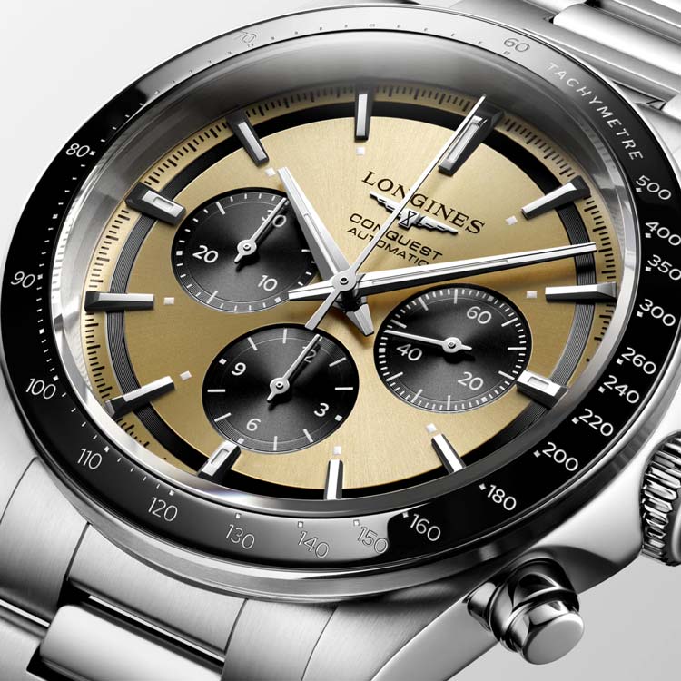 detail Longines Conquest Chronograph L3.835.4.32.6