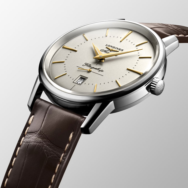 detail Longines Flagship Heritage L4.795.4.78.2