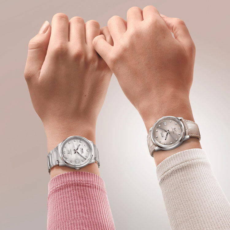 detail Mido Commander Lady M021.207.16.296.00