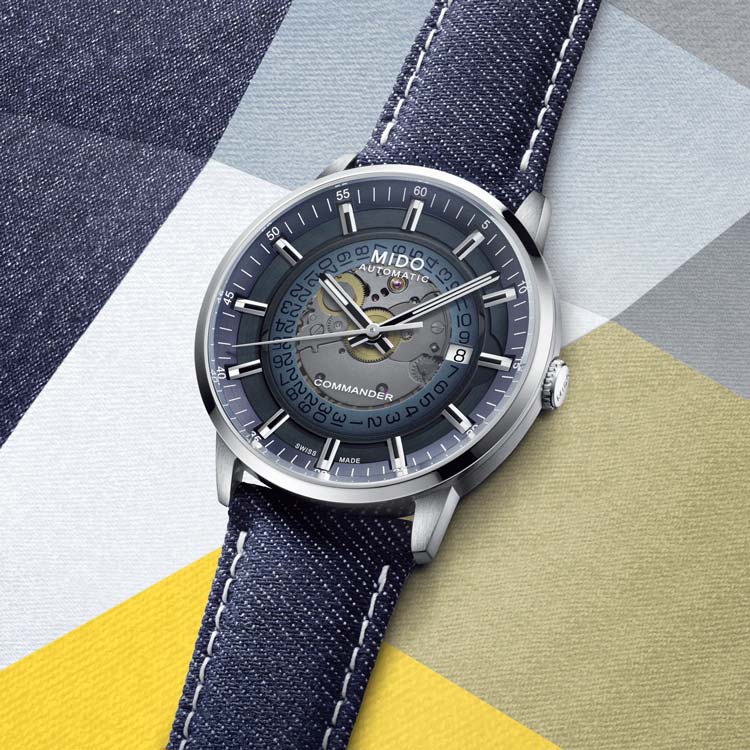 detail Mido Comander Gradient M021.407.18.411.00