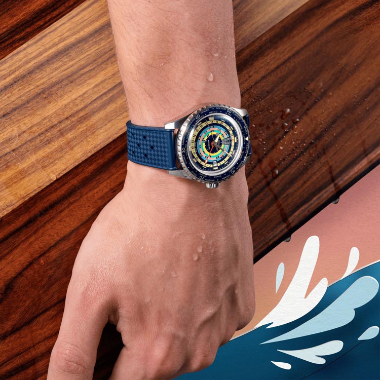detail Mido Ocean Star Decompression Worldtimer M026.829.17.041.00