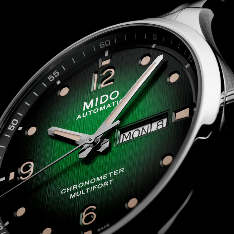 detail Mido Multifort M Chronometer M038.431.11.097.00