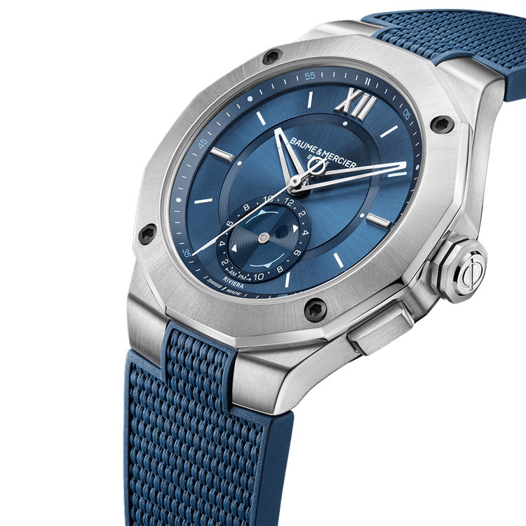 detail Baume & Mercier Riviera Baumatic Tideograph Limited Edition M0A10761