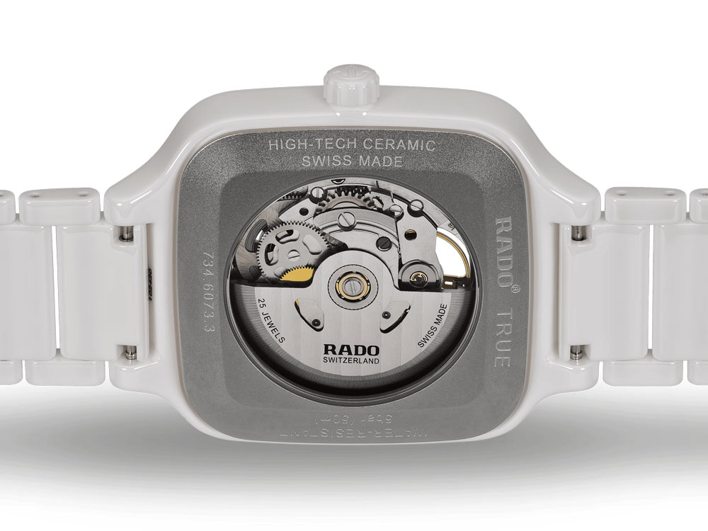 detail Rado True Square Automatic Open Heart R27073702