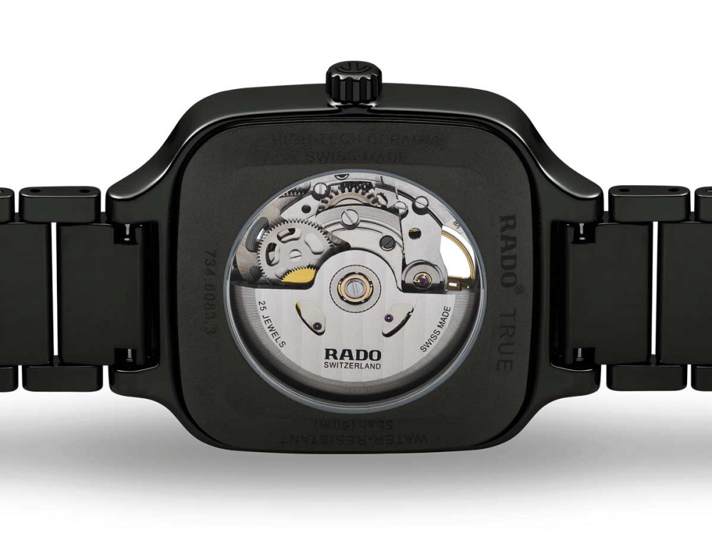 detail Rado True Square Automatic Open Heart R27086162