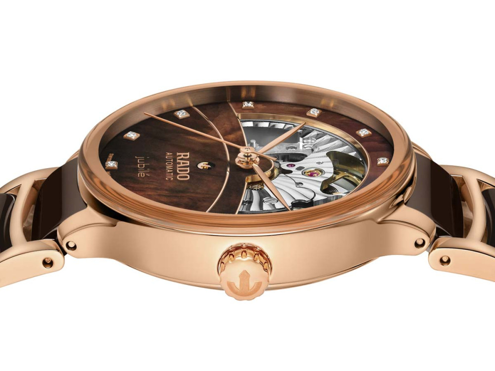 detail Rado Centrix Automatic Diamonds Open Heart R30029902