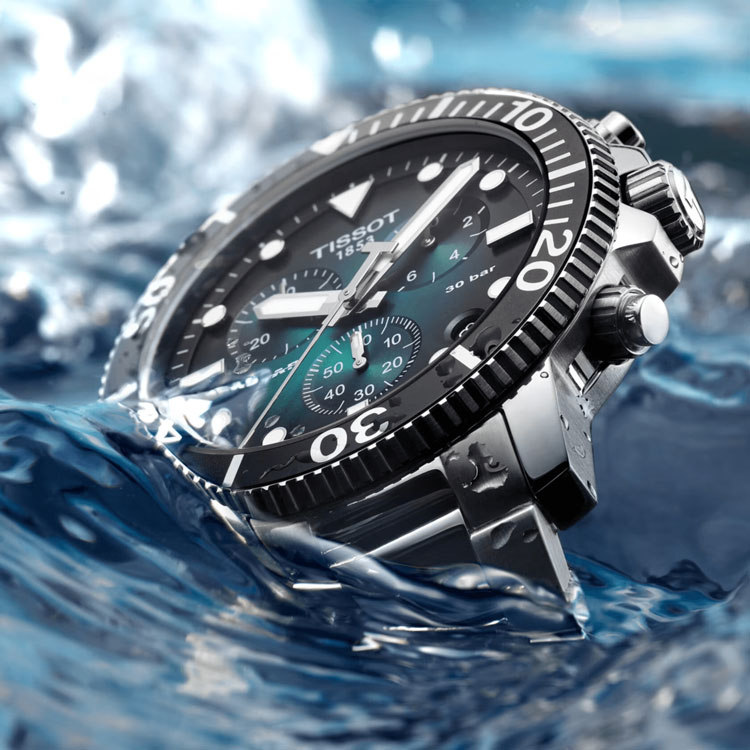 detail Tissot Seastar 1000 Quartz Chronograph T120.417.11.091.01
