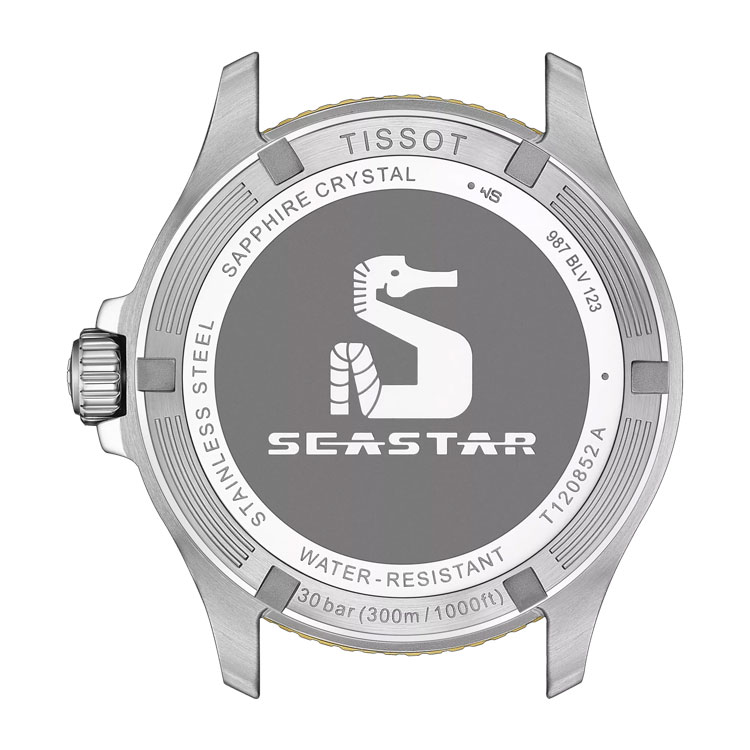 detail Tissot Seastar 1000 Quartz GMT T120.852.22.051.00