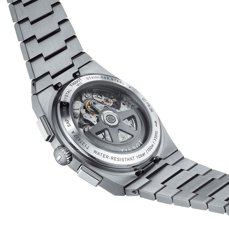 detail Tissot PRX Automatic Chronograph T137.427.11.011.00