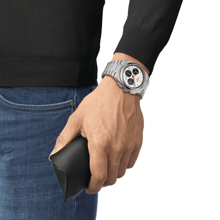 detail Tissot PRX Automatic Chronograph T137.427.11.011.00