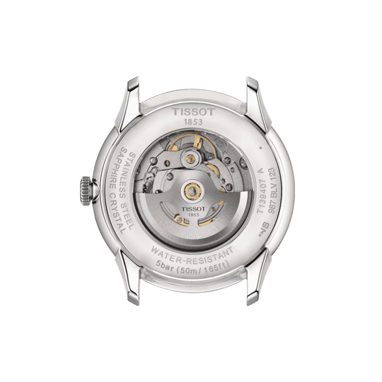detail Tissot Chemin Des Tourelles Powermatic 80 42mm T139.407.16.261.00