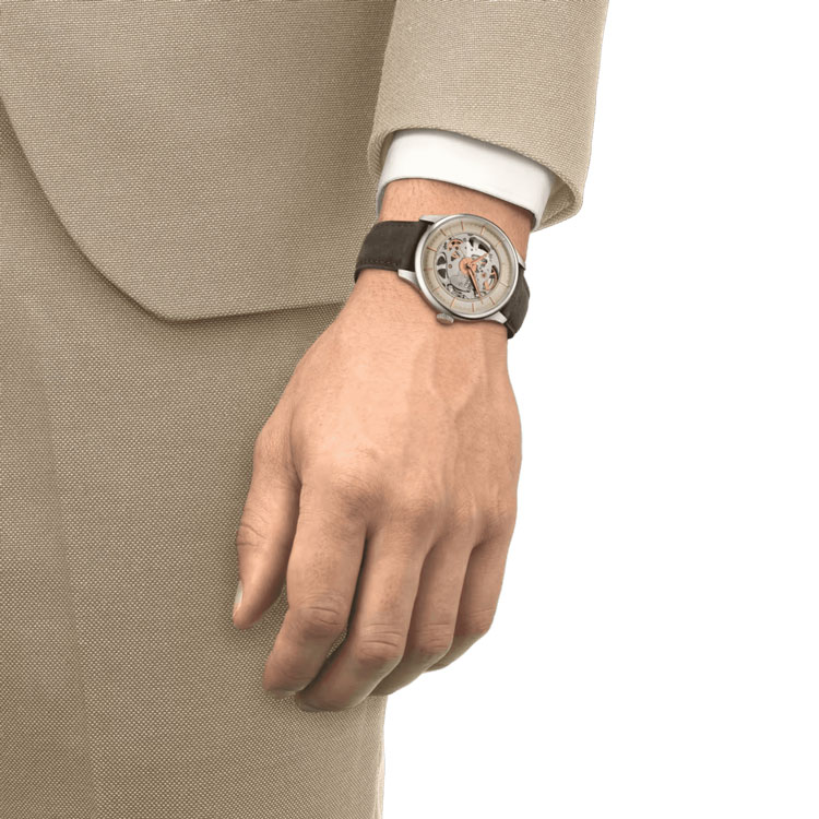 detail Tissot Chemin Des Tourelles Skeleton T139.836.16.261.00