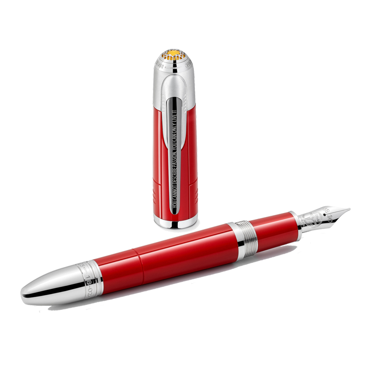 detail Montblanc Great Characters Enzo Ferrari Special Edition Fountain Pen F 127173