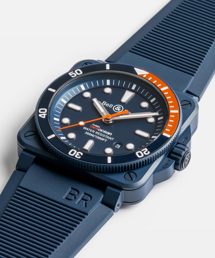 detail Bell & Ross BR 03-92 Diver Tara BR0392-D-TR-CE/SRB