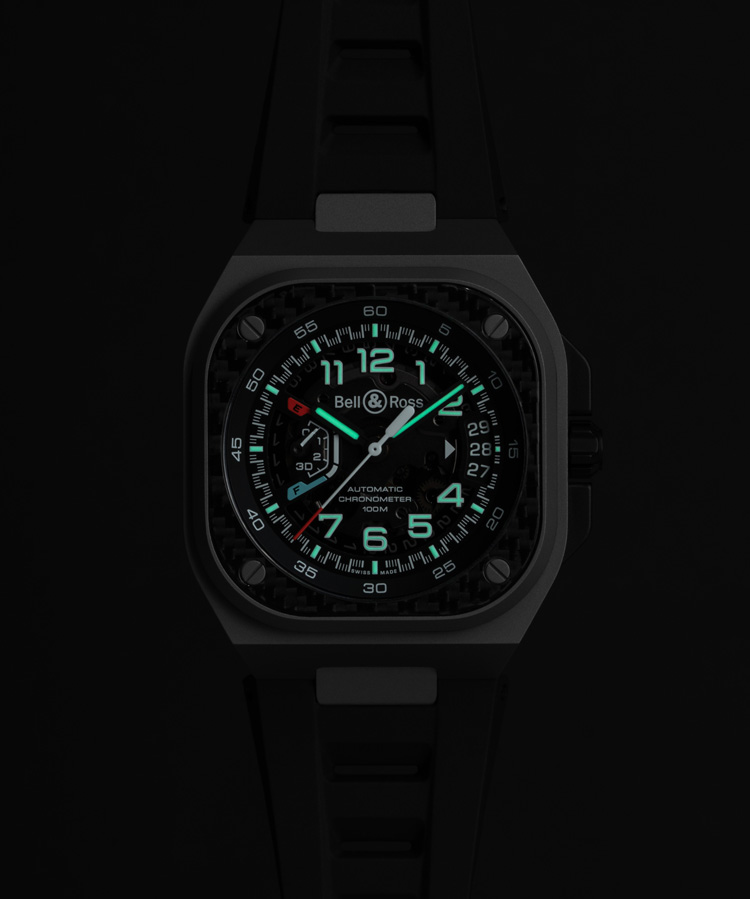 detail Bell & Ross BR-X5 Racing BRX5R-RAC-TI/SRB