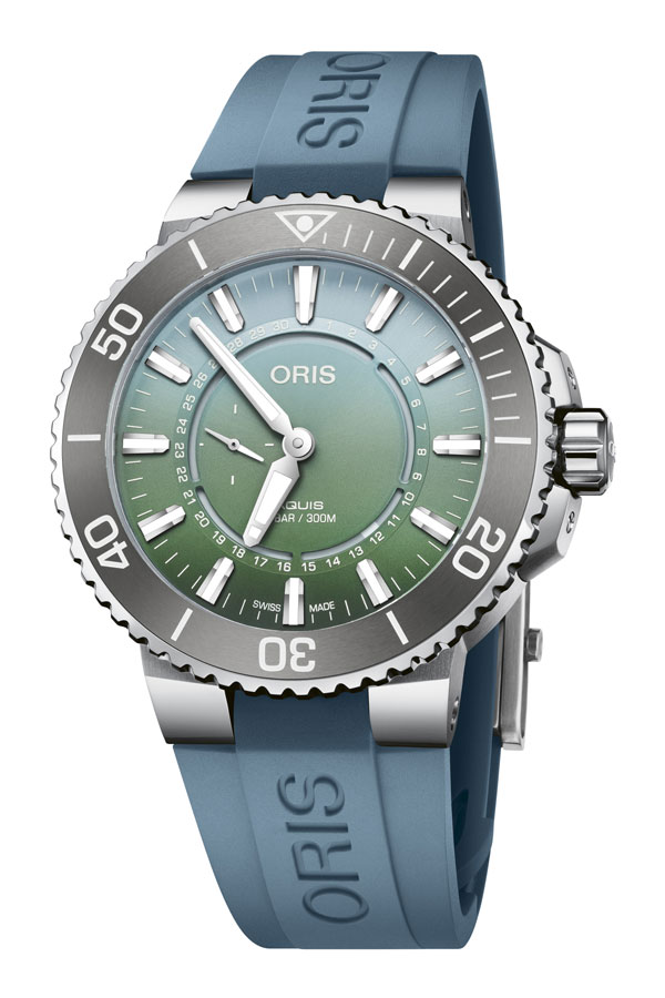 detail Oris Aquis Dat Watt Limited Edition II 01 743 7734 4197-Set