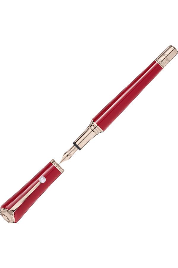 detail Montblanc Muses Marilyn Monroe Special Edition Red 116065