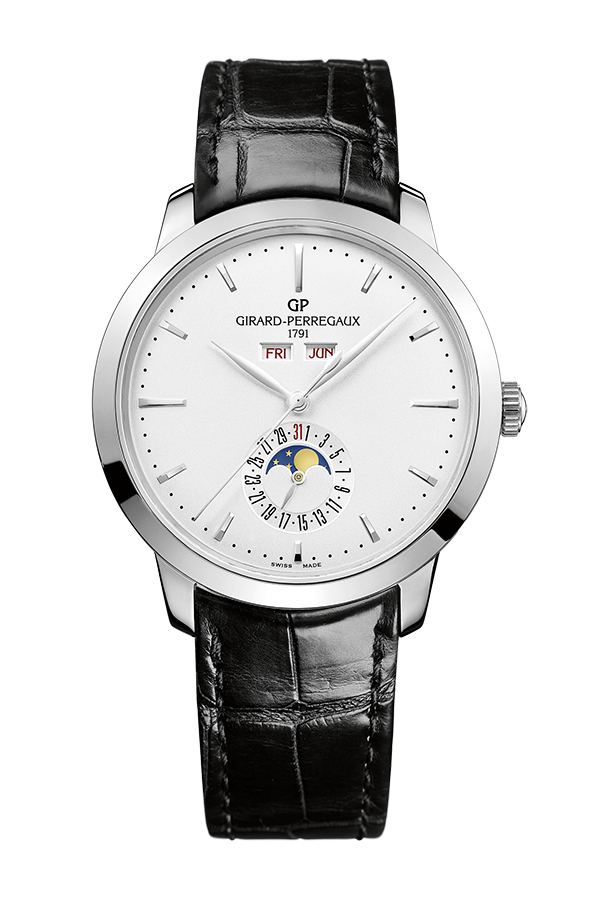 detail Girard-Perregaux 1966 Full Calendar 49535-11-131-BB60