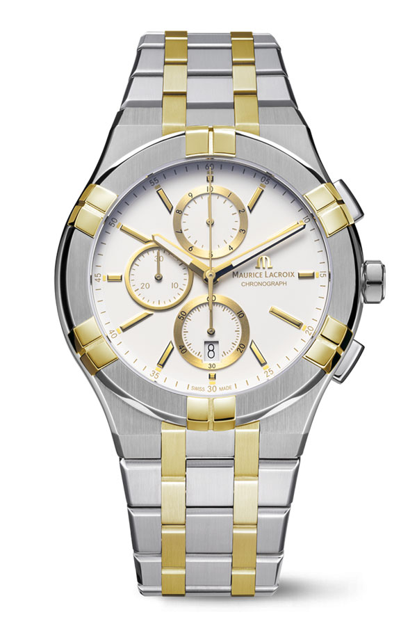 detail Maurice Lacroix Aikon Chronograph AI1118-PVY03-130-1