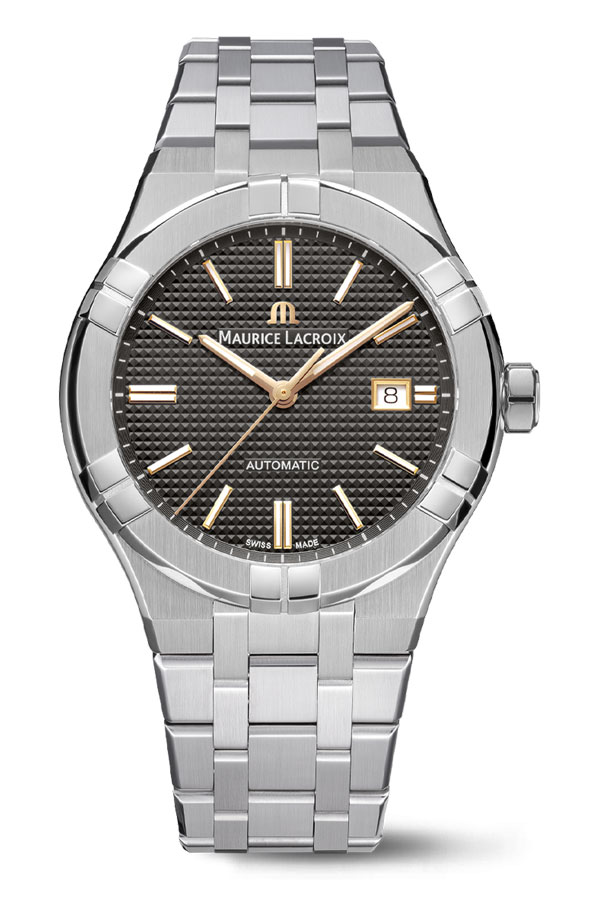 detail Maurice Lacroix Aikon Automatic Date 42mm AI6008-SS002-331-1