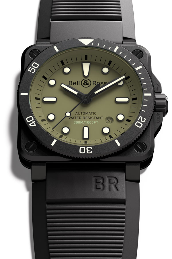 detail Bell & Roll BR 03-92 Diver Military BR0392-D-KA-CE/SRB