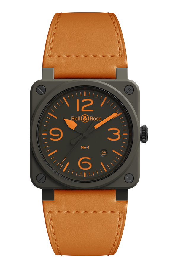 detail Bell & Ross BR 03-92 MA-1 BR0392-KAO-CE/SCA