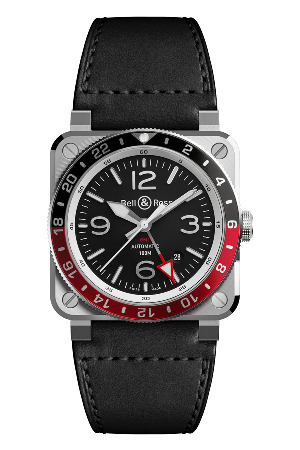 detail Bell & Ross BR 03-93 GMT BR0393-BL-ST/SCA